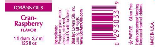 LorAnn Oils Cranberry Flavouring 1 Dram