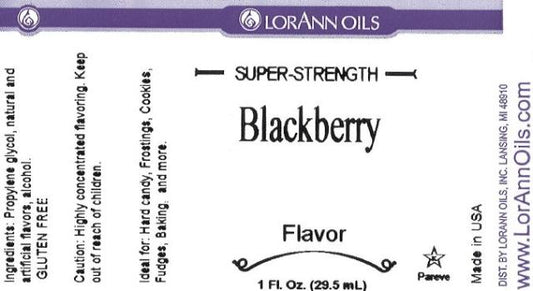 LorAnn Oils Blackberry Flavouring 1oz (8 dram)