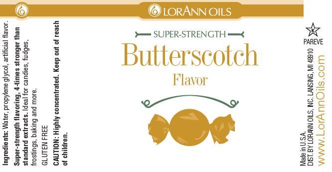 LorAnn Oils Butterscotch Flavouring 1oz (8 dram)