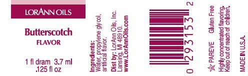 LorAnn Oils Butterscotch Flavouring 1 Dram