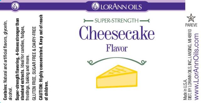 LorAnn Oils Cheese Cake Flavouring 1oz (8 dram)