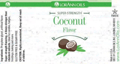 LorAnn Oils Coconut Flavouring 1oz (8 dram)