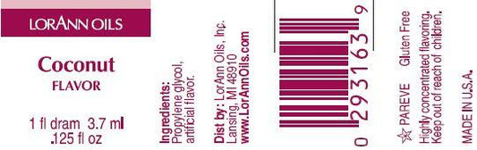 LorAnn Oils Coconut Flavouring 1 Dram