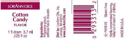 LorAnn Oils Cotton Candy Flavouring 1 Dram