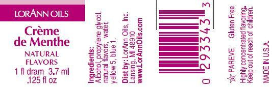 LorAnn Oils Creme De Menthe Natural Flavouring 1 Dram