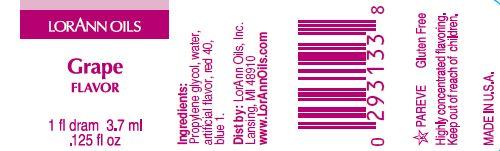 LorAnn Oils Grape Flavouring 1 Dram
