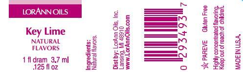 LorAnn Oils Key Lime Natural Flavouring 1 Dram