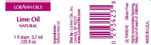 LorAnn Oils Lime Oil Natural Flavouring 1 Dram