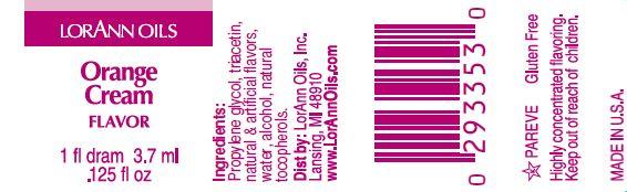 LorAnn Oils Orange Cream Flavouring 1 Dram