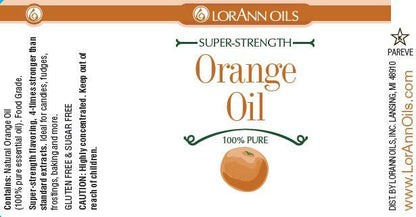 LorAnn Oils Orange Oil Natural Flavouring 1oz (8 dram)