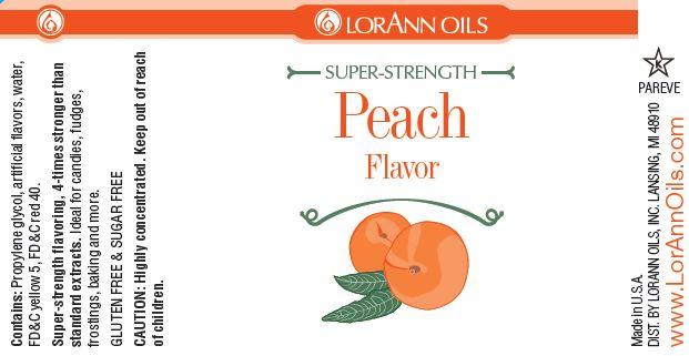 LorAnn Oils Peach Flavouring 1oz (8 dram)