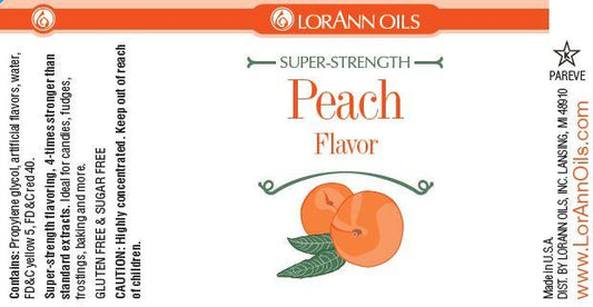 LorAnn Oils Peach Flavouring 1oz (8 dram)