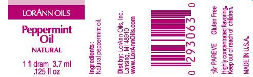 LorAnn Oils Peppermint Oil Natural Flavouring 1 Dram