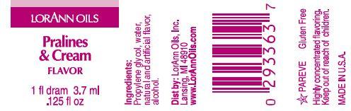 LorAnn Oils Pralines & Cream Flavouring 1 Dram
