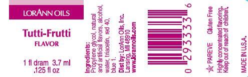 LorAnn Oils Tutti Frutti Flavouring 1 Dram