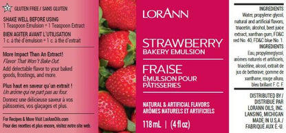 Lorann Baking Emulsion Strawberry 4oz