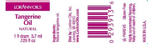 LorAnn Oils Tangerine Oil Natural Flavouring 1 Dram