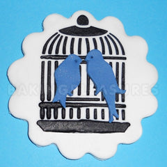 Love Birds Cookie Stencils 2pcs