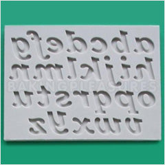 Alphabet Moulds Lower Case Alphabet Silicone Mould