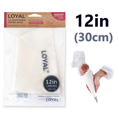 Loyal Biodegradable Disposable Piping Bags 12in / 30cm 10pcs