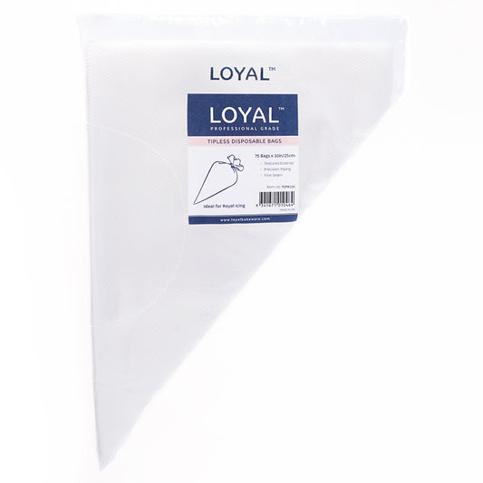Loyal Disposable Tipless Piping Bags 10" (25cm) 50pcs
