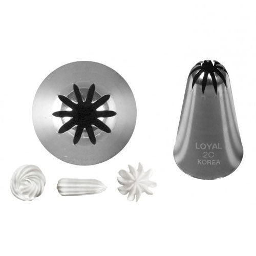 Loyal Medium Piping Tip 2C Drop Flower