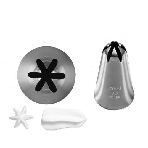Loyal Medium Piping Tip 2D Drop Flower