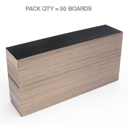 Loyal Rectangle Black Dessert Board 280x65mm 50pcs