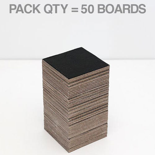 Loyal Square Black Dessert Board 60mm 50pcs