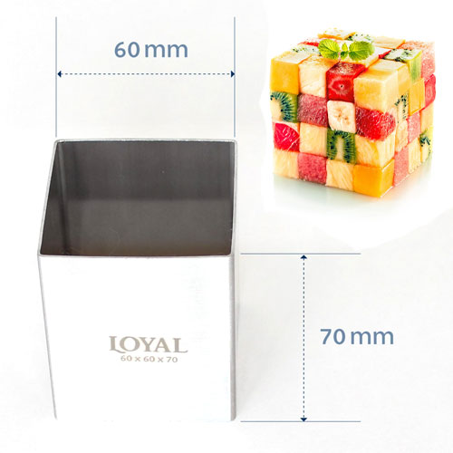 Loyal Square Food/Cake Stacker 60mm