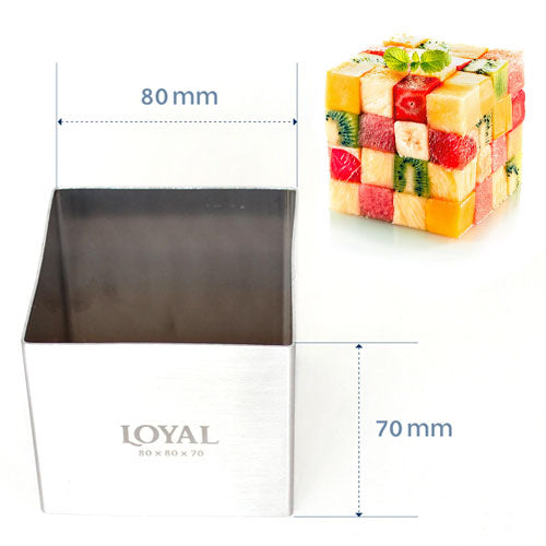 Loyal Square Food/Cake Stacker 80mm