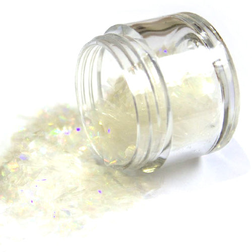 Magic Sparkles Edible Glitter Flakes Crystal White 2g
