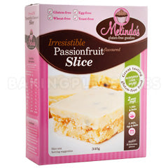 Melindas Passionfruit Slice Gluten Free Mix 340g