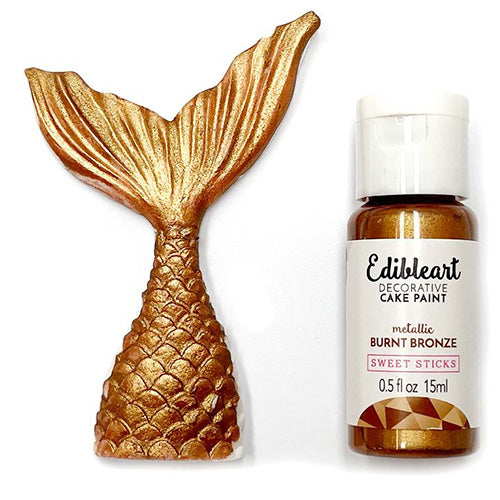 Sweet Sticks Edible Art Paint METALLIC BURNT BRONZE 15ml