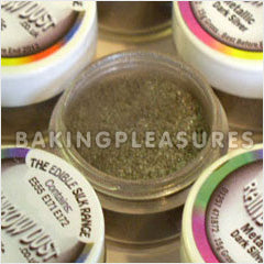 Metallic Dark Silver Edible Rainbow Dust