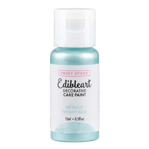 Sweet Sticks Edible Art Paint METALLIC TIFFANY BLUE 15ml