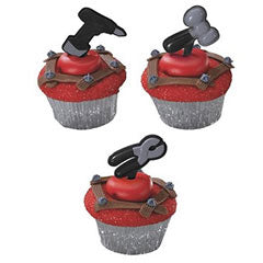 Metallic Tools Cupcake Picks 12pcs