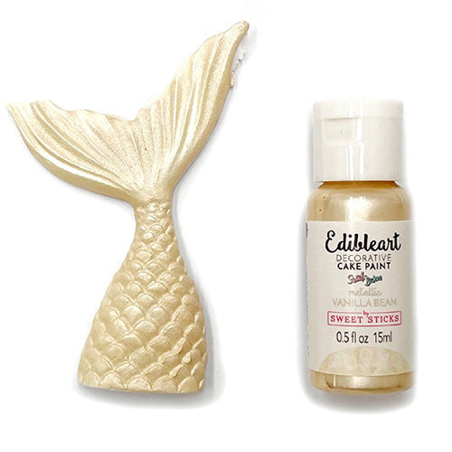 Sweet Sticks Edible Art Paint METALLIC VANILLA BEAN 15ml