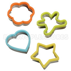 Miniamo Brights Soft Touch Cookie Cutters 4pcs