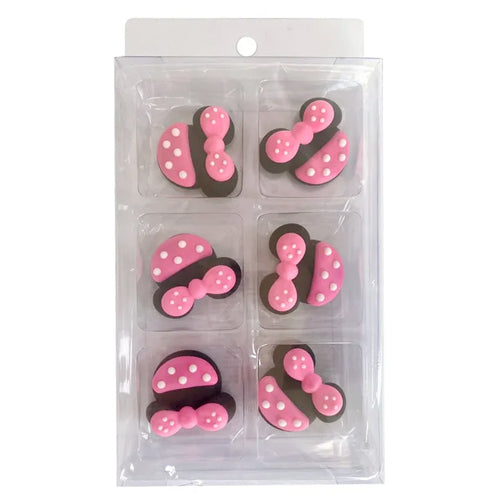 Minnie Mouse Edible Cupcake Toppers Decorations 6pcs
