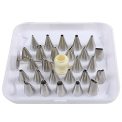Mondo 28 Piece Stainless Steel Icing Set