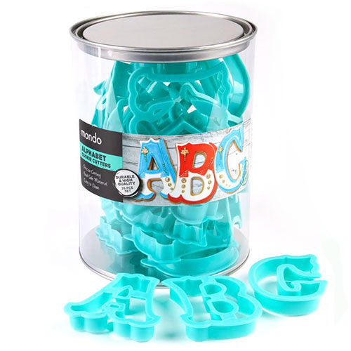Mondo Alphabet Cookie Cutters 26pcs