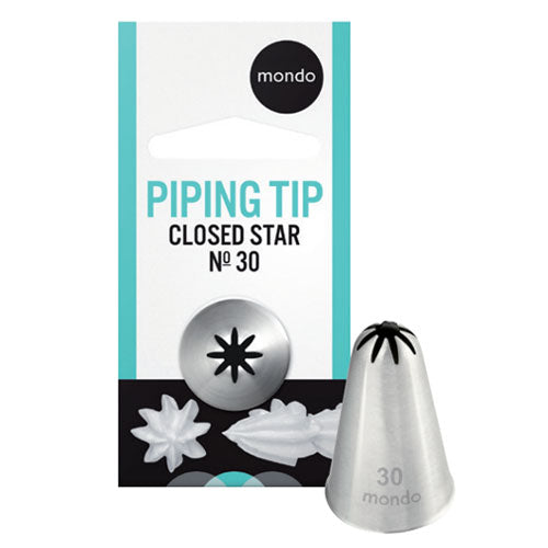 Mondo Piping Tip #30 Closed Star
