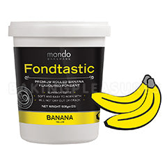 Mondo Fondtastic Premium Rolled Fondant Yellow/Banana 908g (Best before: March 2015)
