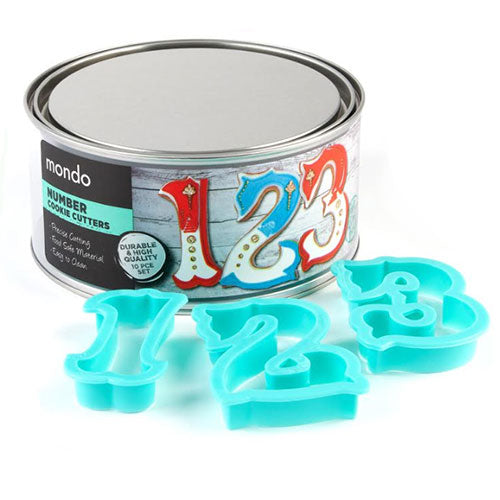 Mondo Number Cookie Cutters 10pcs