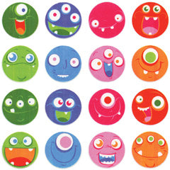 Monster Petites Cupcake Toppers 16pcs