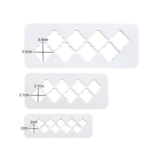 Moroccan Multi Cutters 3pcs