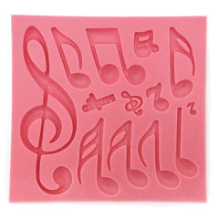Music Notes Silicone Mould Silicone Mould
