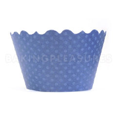 Night Water Blue Cupcake Wrappers 12pcs