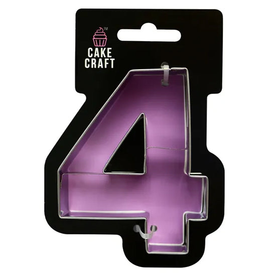 Number Four Cookie Cutter